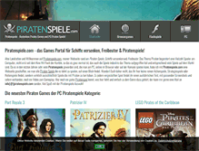 Tablet Screenshot of piratenspiele.com